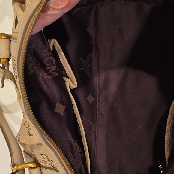 MCM Tan Monogram Women's Bag - Picture 9 of 11